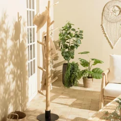 Meubles D'Entrée·Portemanteaux|MANAK Porte-manteau arbre teck naturel