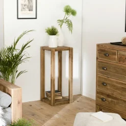 Meubles D'Entrée·Portemanteaux|Portemanteaux Industriels|RALF Portemanteau mural moderne 1 étagère effet céramique et 6 crochets