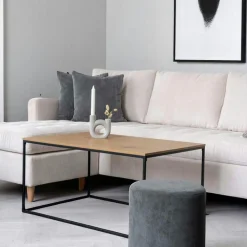 Meubles D'Entrée·Portemanteaux|DELHI Portemanteau mural rainuré en bois de manguier 6 accroches