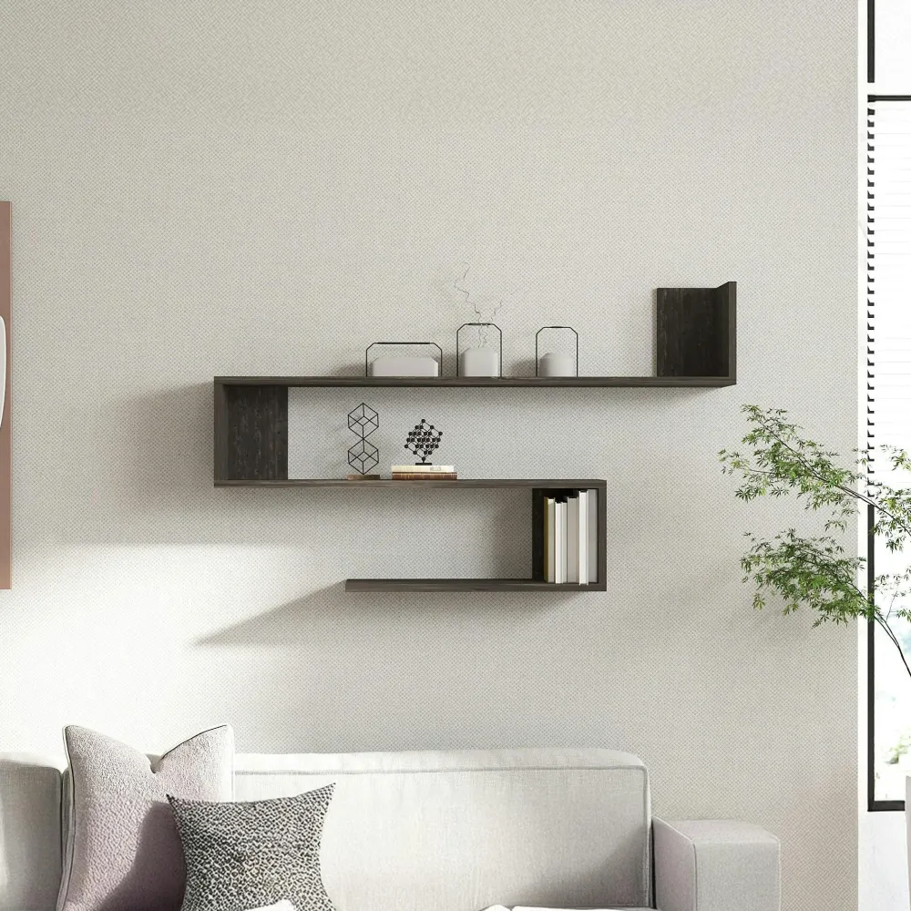 Meubles De Salon·Etagères Murales|Meubles De Rangement·Etagères Murales|TALLINN Porte-revues mural en bambou