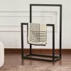 Meubles De Chambre·Valets De Chambre|SFAX Porte-serviettes sur pied - 2 barres noires, style design