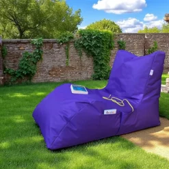 Transats / Bains De Soleil|ARTA Pouf bain de soleil XXL imperméable – violet