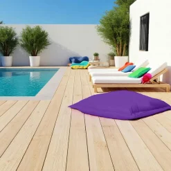 Coussins / Poufs De Jardin|ARTA Pouf coussin de sol extérieur imperméable - noir