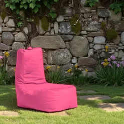 Coussins / Poufs De Jardin|ARTA Pouf poire extérieur rose avec poches latérales