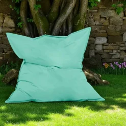 Coussins / Poufs De Jardin|ARTA Pouf XXL extérieur turquoise 180 cm