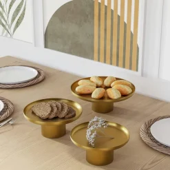 Arts De La Table·Plateaux| Présentoir en métal cuivré (3 tailles)