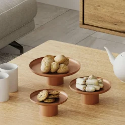 Arts De La Table·Plateaux| Présentoir en métal doré (3 tailles)