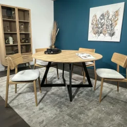 Rallonges De Tables À Manger|COLOGNE Rallonges pour table extensible en chêne huilé 140-340 cm (lot de 2)