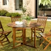 Salons De Jardin·Ensemble Repas|MACAO Salle à manger de jardin 4 personnes en teck massif