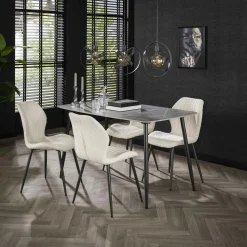 Salons De Jardin·Ensemble Repas|GIJON Salon de jardin 1 table ronde métal noir D70 cm - 2 fauteuils cordage couleur naturelle 1 coussin noir