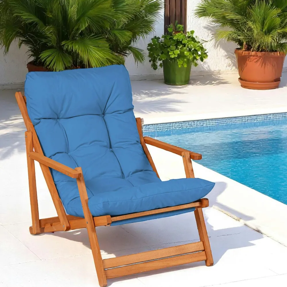 Salons De Jardin·Salons Détente|Transats / Bains De Soleil|SORA Salon jardin détente bleu - 2 assises confort