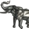 Objets Décoration·Figurines / Statues| Sculpture moderne d'éléphant gris anthracite