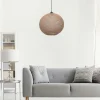 Suspensions / Lustres|AROSA Suspension bohème jute naturelle - forme boule, ø38 cm