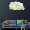 Suspensions / Lustres|SILE Suspension design blanche effet nuage, pour chambre