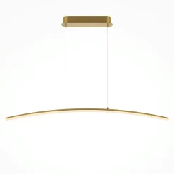 Suspensions / Lustres|AVA Suspension design LED avec boucle noire stylisée