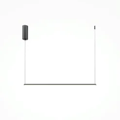 Suspensions / Lustres|SALEM Suspension design LED – barre horizontale dorée 120 cm