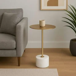 Suspensions / Lustres|TAVA Suspension design verre – cylindre doré et transparent