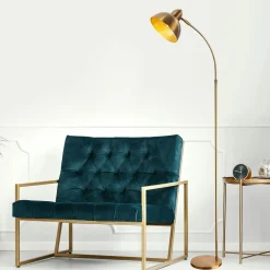 Suspensions / Lustres|TAVA Suspension design verre – cylindre doré et transparent