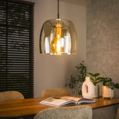 Suspensions / Lustres|Niagara Suspension en verre cuivré forme cloche