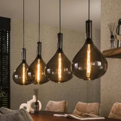 Suspensions / Lustres|Lampes À Poser·Lampe Style Industriel|Niagara Suspension en verre multicolore