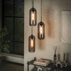 Suspensions / Lustres|NOVA Suspension globe 7 lampes multicolores