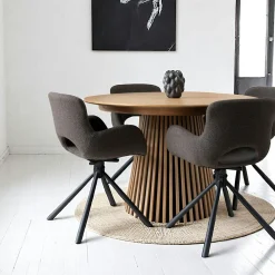 Suspensions / Lustres|SILE Suspension grappe moderne noire & cuivre, 5 abat-jour