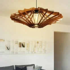 Suspensions / Lustres|RALF Suspension industrielle forme cône filaire noir