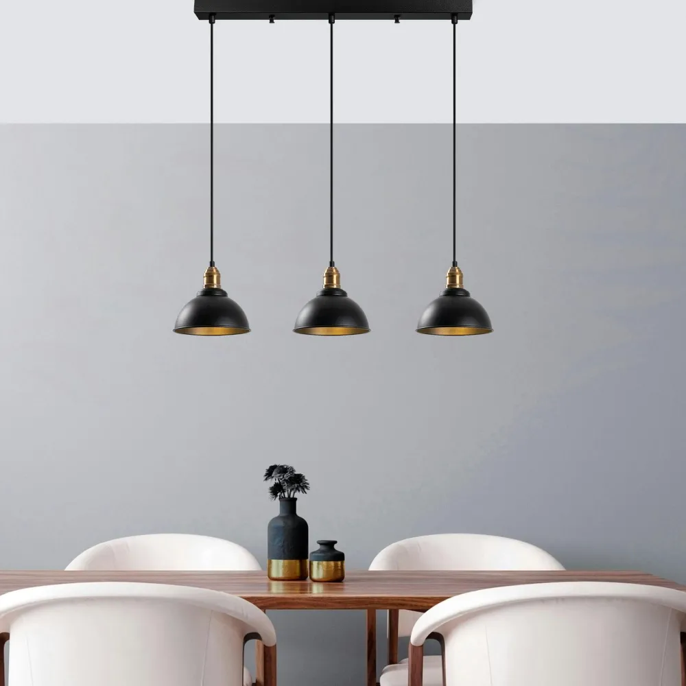 Suspensions / Lustres|AVA Suspension LED design - arc noir style minimaliste