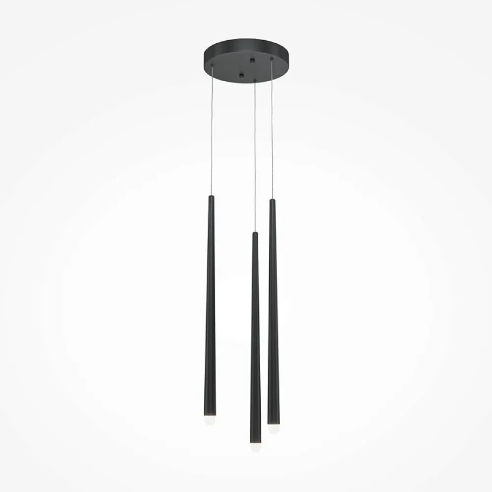 Suspensions / Lustres|AURORA Suspension LED design dorée - 1 tige verticale