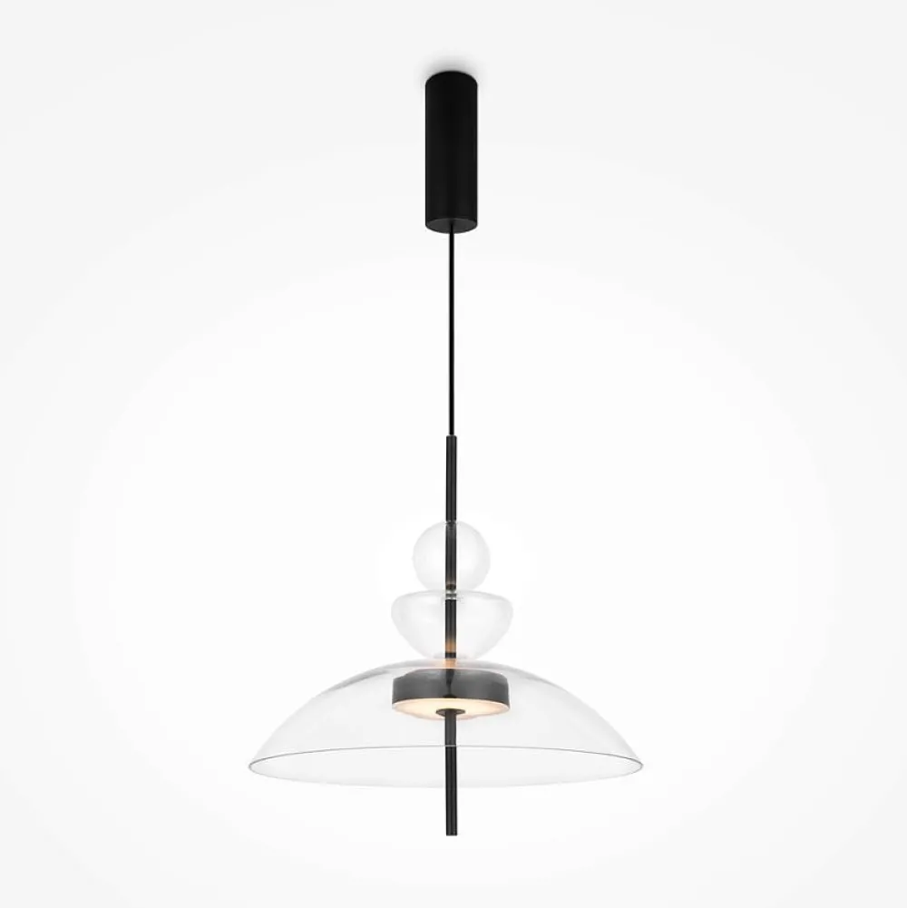 Suspensions / Lustres|NORA Suspension LED moderne - verre silhouette dôme