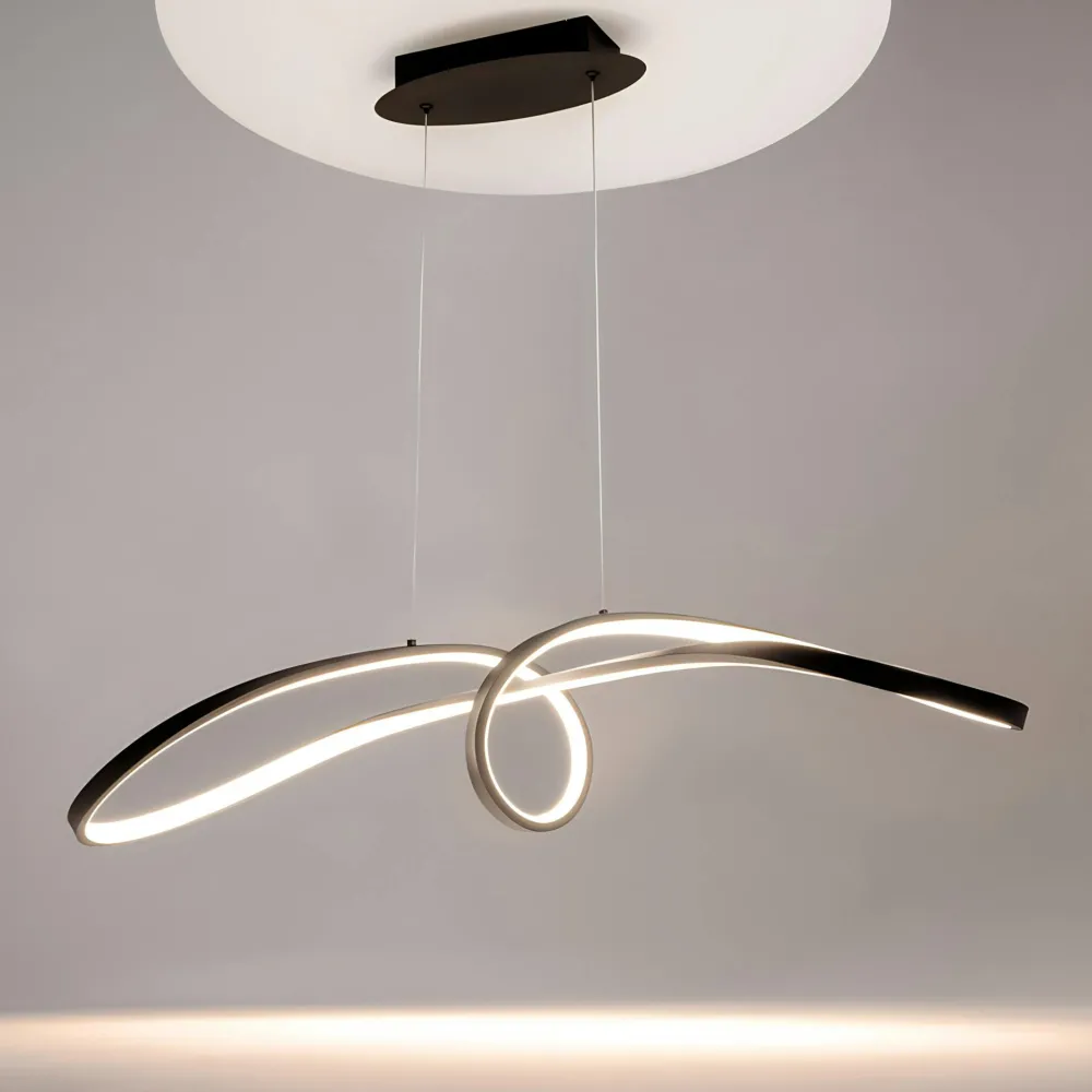 Suspensions / Lustres|SILE Suspension îlot cuisine – 3 lampes noir et or