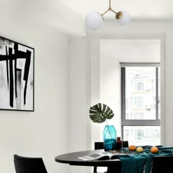 Lampes À Poser·Lampe Style Industriel|Suspensions / Lustres|TRIBECA Suspension îlot cuisine 5 abat-jour métal brun