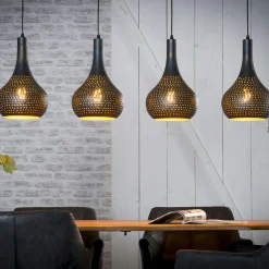 Suspensions / Lustres|Java Suspension moderne 1 lampe forme goutte finition couleur cuivre