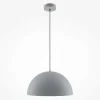 Suspensions / Lustres|FLORA Suspension moderne de cuisine - dôme gris mat