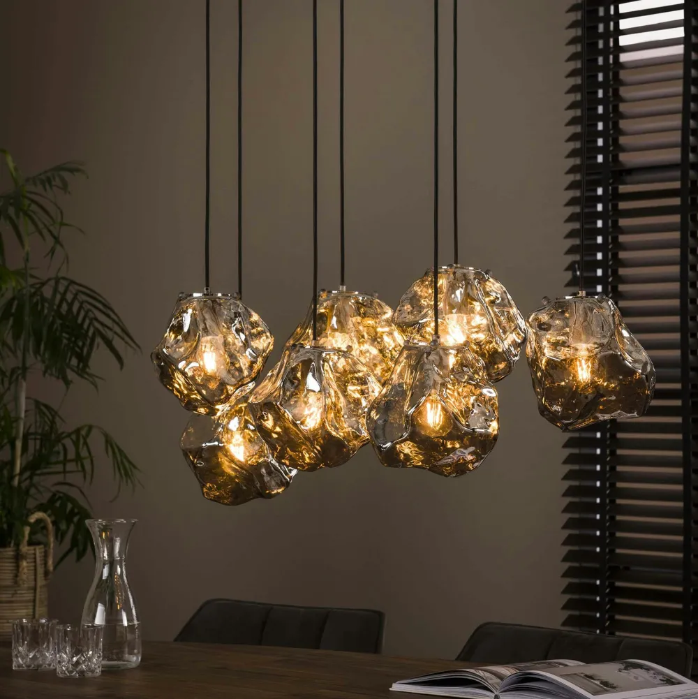 Suspensions / Lustres|Niagara Suspension moderne étagée 5 lampes