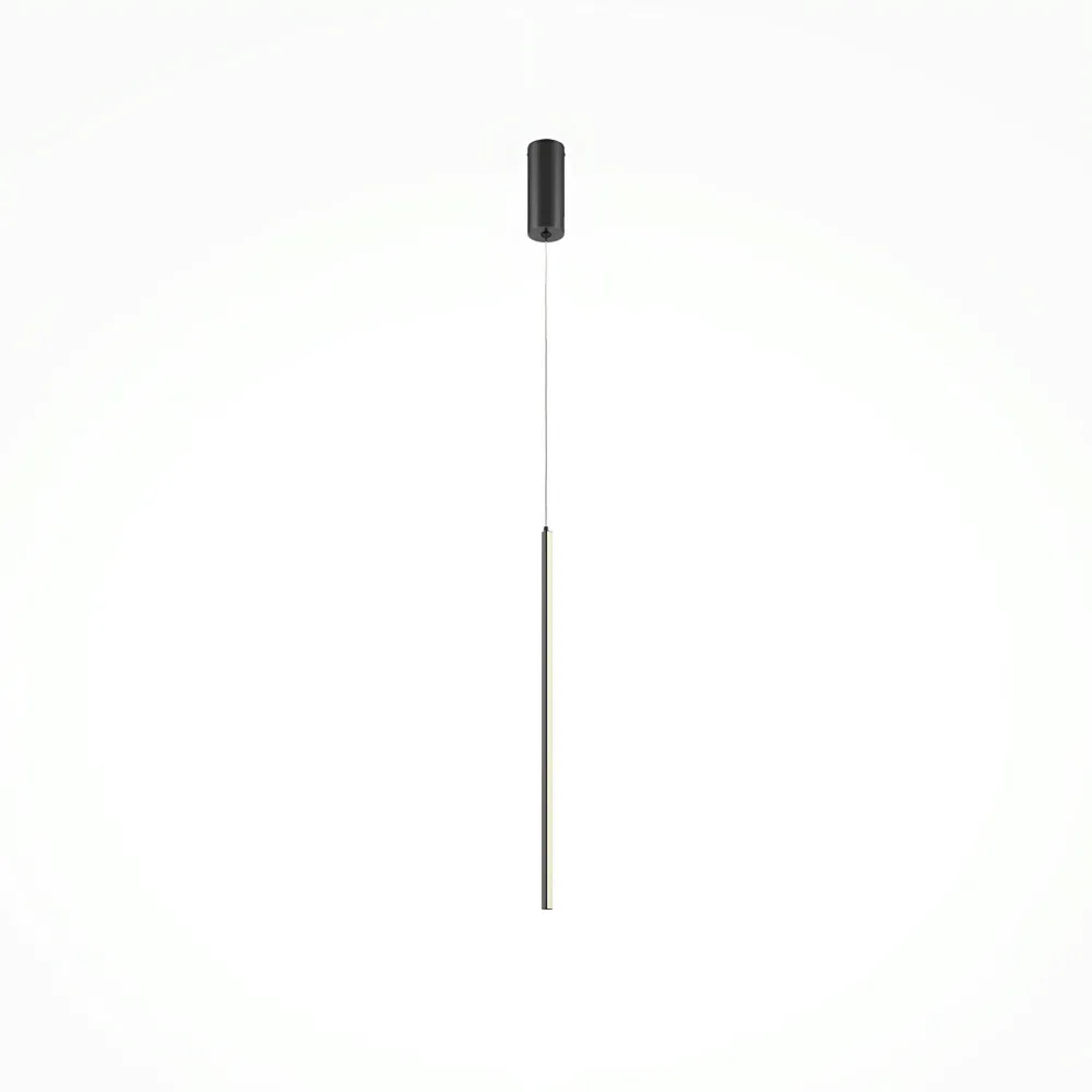 Suspensions / Lustres|SALEM Suspension noire design – 1 barre verticale LED 415 cm