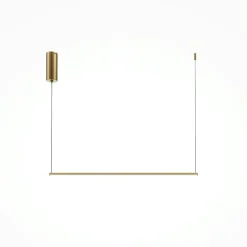 Suspensions / Lustres|SALEM Suspension noire LED – 1 barre verticale design