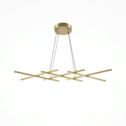 Suspensions / Lustres|SALEM Suspension noire LED – barres croisées minimalistes