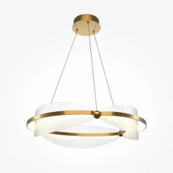 Suspensions / Lustres|AVA Suspension salon LED blanc & or - balance design