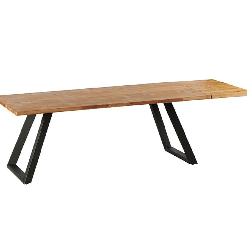 Tables À Manger Rectangulaires|Tables À Manger En Chêne|CONSTENTA Table à manger extensible bois blanchi 200 cm COSTENTA