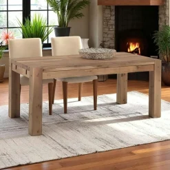 Tables À Manger Rectangulaires|Tables À Manger En Chêne|Fjord Table à manger extensible bois de chêne 180-280