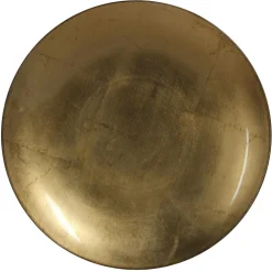 Univers Déco·Vintage|Tables À Manger Vintage|ADÉLAÏDE Table à manger extensible bois recyclé piètement effet laiton vieilli 140-180 cm