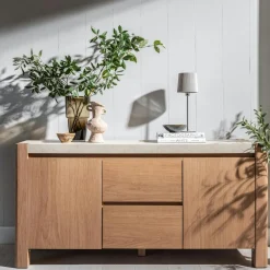 Tables À Manger En Chêne|Tables À Manger En Bois|TREVI Table à manger moderne 190 cm