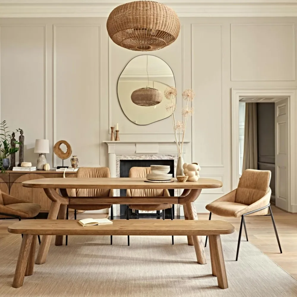 Tables À Manger Rectangulaires|Tables À Manger En Chêne|KYOTO Table à manger moderne en chêne 200 cm