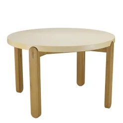 Tables À Manger Rondes|BRASILIA Table à manger ronde 120 cm plateau béton beige