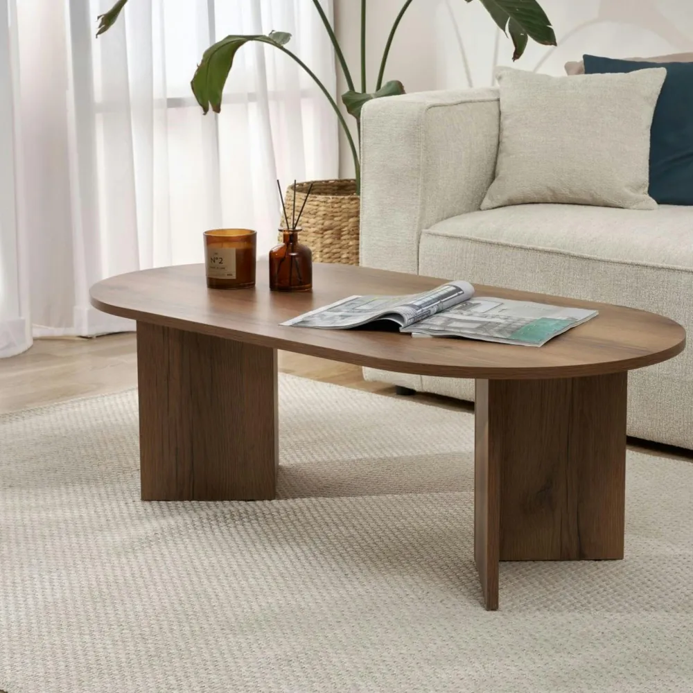 Tables À Manger Rectangulaires|Tables À Manger En Bois|DILI Table à manger vintage - bois brun, 160 cm