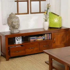 Tables Basses Carrées|Lola Table basse double plateau 90x90cm