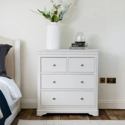 Tables Basses Industrielles|Swing Table basse en teck et métal bords arrondis 85 cm