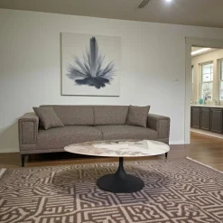 Tables Basses En Verre|LIGURIE Table basse en verre ondulé noir - forme organique