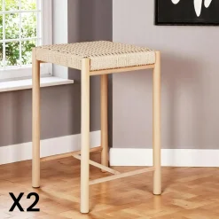 Tables Basses Gigognes|MARFA Table basse gigogne design – effet bois noir (3 pièces)